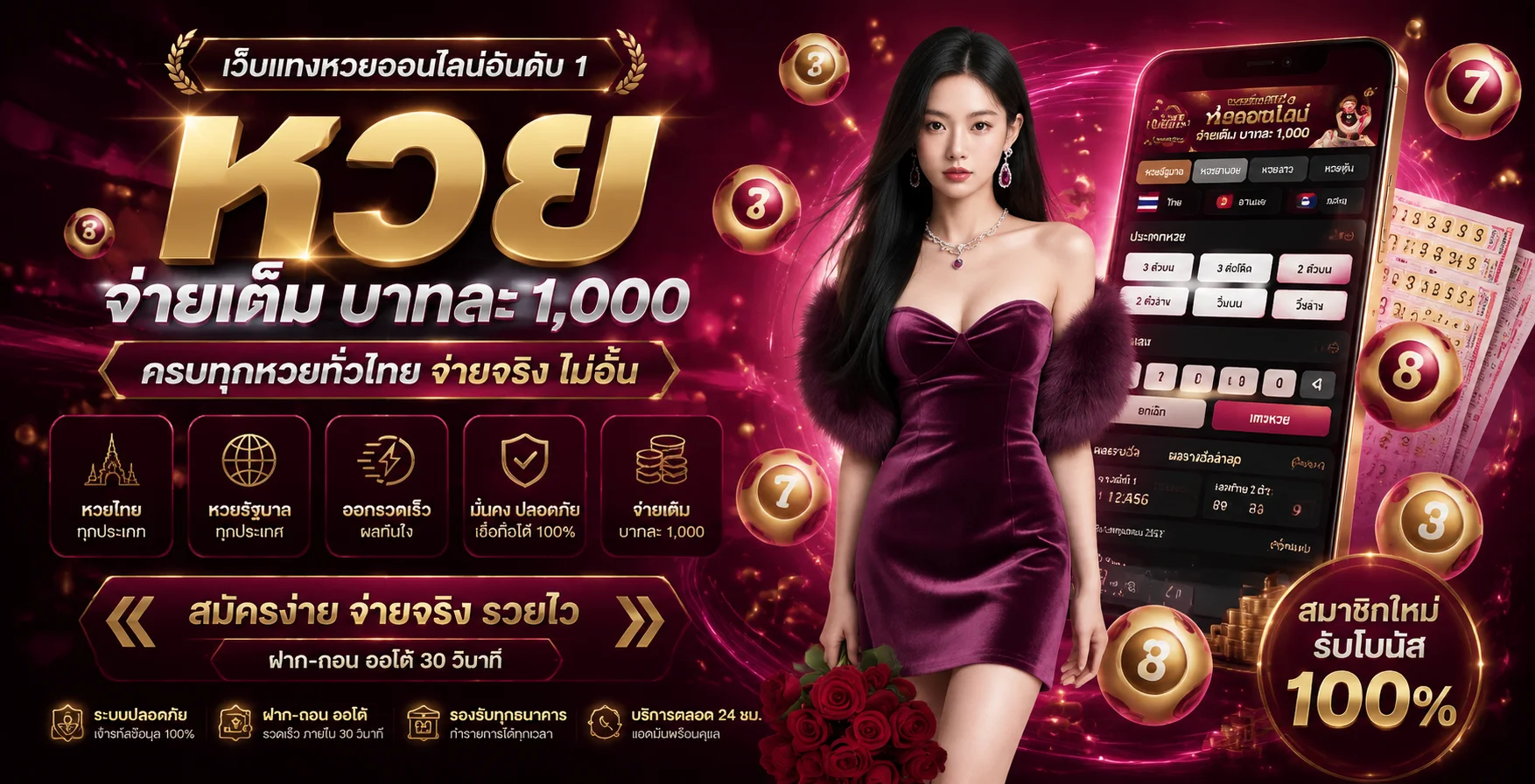 ซื้อหวยออนไลน์และตรวจผลหวยสดบน FU356
